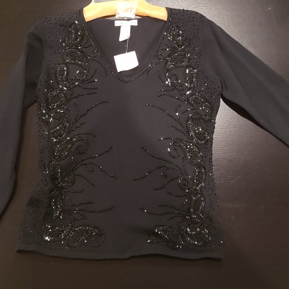 NWT! long sleeve sequins sweater